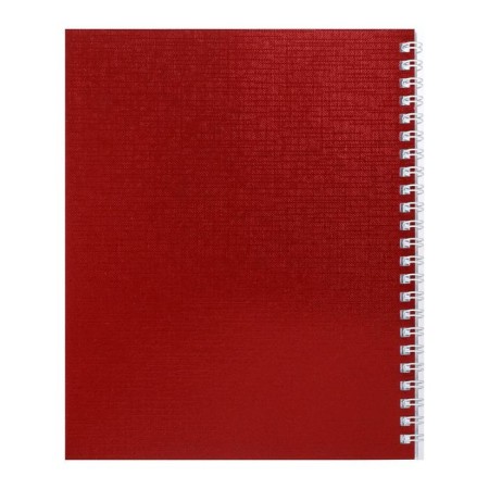 Notebook of 48 sheets in a cage, on the crest of Metallic "red", a boumvinyl cover, an offset unit-3