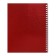 Notebook of 48 sheets in a cage, on the crest of Metallic "red", a boumvinyl cover, an offset unit