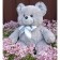 Soft toy "Bear Sasha", 50 cm, gray color