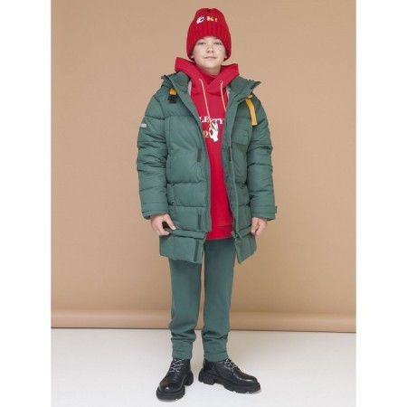 Pants for boys, height 116 cm, khaki color-5