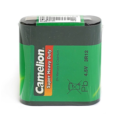 Salt battery Camelion Super Heavy Duty, 3r12-1S (3R12-SP1G), 4.5V, Spike, 1 pc.