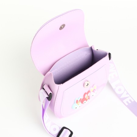 Baby bag on a valve, lilac color-2