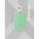 A notebook of 18 sheets in the Erichkrause “Classic” cage, covered cardboard, OFSET block, green