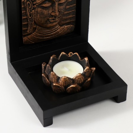 Summary tree for 1 candle "Buddha with lotus" 10.6x10.8x15.3 cm-4