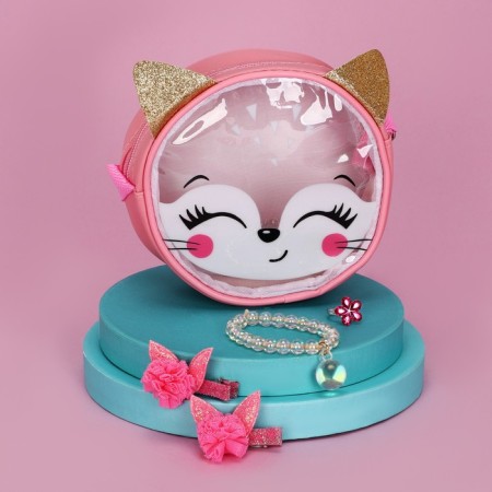 Gift set for the girl "Fox", bag, accessories-6