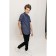 Surchachka upper for ISEE boys, height 134-140 cm, blue color