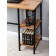 Computer Tokyo table, 900 × 450 × 750 mm, color of oak van / metal