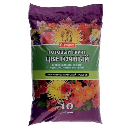 Грунт "Сам себе Агроном", цветочный, 10 л.-2