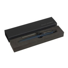 Automatic ball handle, 1.0 mm, BrunovisConti San Remo, blue rod, metal case Soft Touch Dark Sino, in case