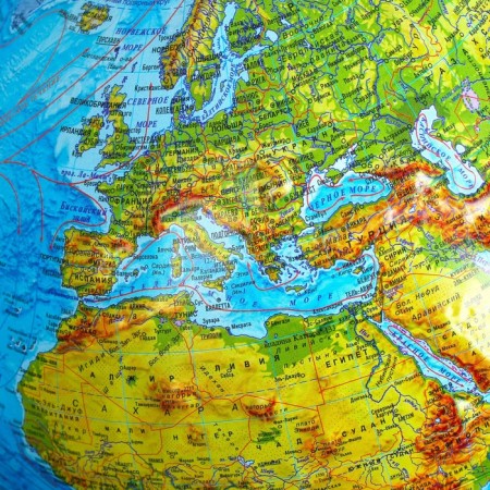 Physico-political globe "Globen", interactive, diameter 320 mm, relief, with backlight-3