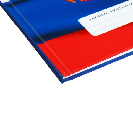 Diary for grades 5-11, 48 sheets of "Russian schoolchild No. 4", hard cover, glossy lamination, block 60 g/m2-2
