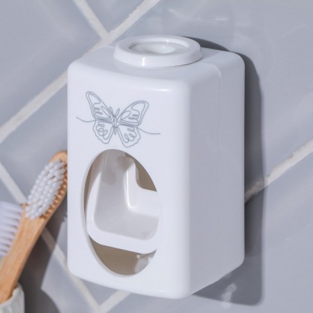 Mechanical “butterfly” toothpaste dispenser, 9.5 x 5.8 cm.-2