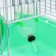 The cage for the rodents "Pigzon", 23 x 17 x 26 cm, enamel, green