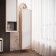 Cabinet of hinged varnish 8, 300x320x1150, thuja light/cashmere