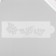 Plastic stencil "Fizalis branch" 33x9.5 cm
