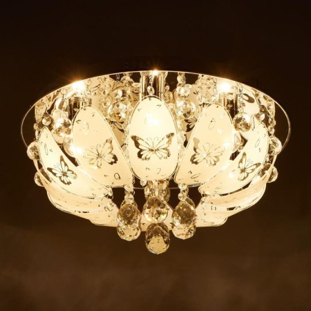 Causteen with PDD "Lacrim" 7x40W E27 chrome 45x45x17cm.-5