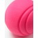 The ball of whole -leafed jumping, tpr, 6 cm, pink