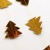 Garland "Christmas trees", length 4 m, gold color