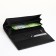 Women's wallet on a magnet, black color