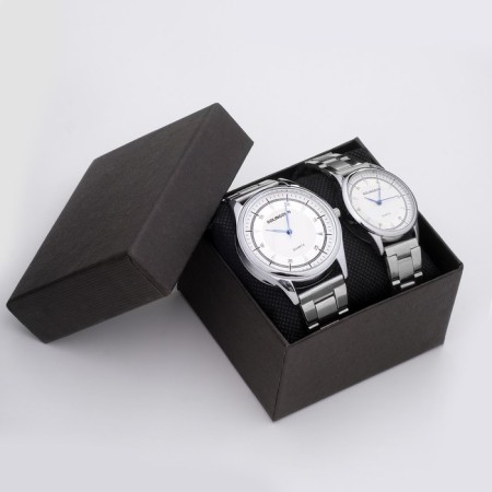 Gift set of unisex "Kaleon", for it and for it, wristwatch - 2 pcs