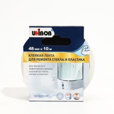 Invisible UNIBOB adhesive for fusing glass and plastic 48mm x 10m