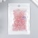 Glass bead 12/0 "cylinder. Pink melange" 10 g