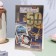 Postcard "Happy Anniversary! 50" Glitter, Congrev, Blue Car, 19x29 cm