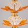 Hell lamp "Arisa" E27 40W gold 22x22x38 cm Risalux