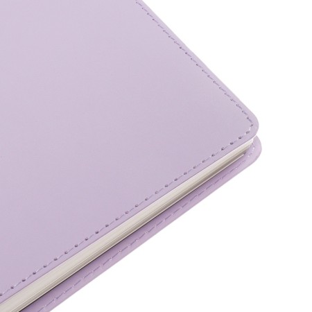 Note book A5+ 120l Escalada, soft region, leather claim, kr bl 70 g/m2, lilac-3