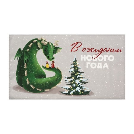 Ethel's set "Ethel" In anticipation of a miracle ": a towel 40x73 cm, baking molds - 3 pcs.-2