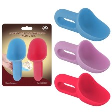 Spoon for ice cream multid, plastic, length 10 cm, 2 pcs