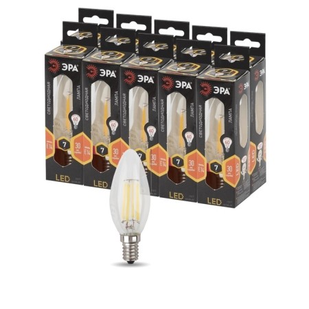 Filament era “candle”, 7 watts, E14, 910 lm, 2700k, glow warm white-4