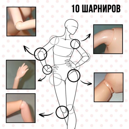 Carrier-model doll "High Fashion", red style-3