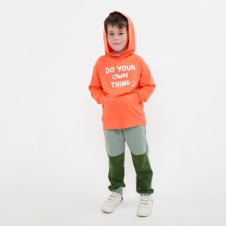 Baby sweatshirt, coral color, height 110 cm-1