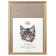 Photo frame plastic 35x50 cm, gold line (plastic screen)