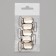 Clip for fixation, 25 mm, nickel color