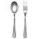 A set of children's cutlery "Unicorn", 2 items: fork and spoon, Minnie Mouse