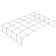 Square single -tier Royalgrill ™, 35x25x10cm, steel 0.5 mm
