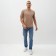 Menku Minaku T -shirt: Basic Line Man Beige color, size 54