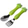 A set of children's cutlery in the “Frogsat” case, fork, spoon