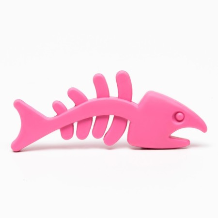 Chewing toy Super -resistant "plankton", 12.5 cm, pink-1