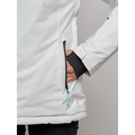 Ski suit female, size 44, white color-7