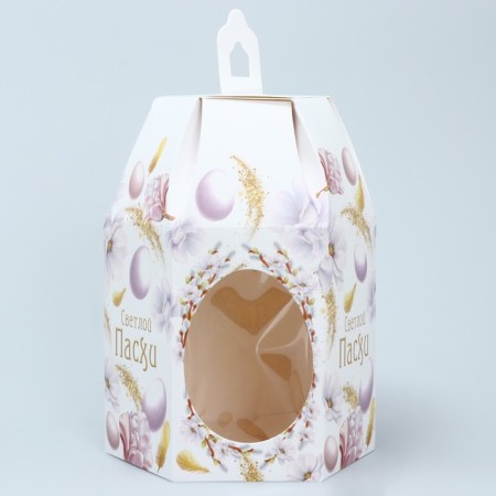 Confectionery box, packaging “piece of Easter”, Easter, 8 x 8 x 21 cm-3