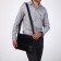 Male bag, black color
