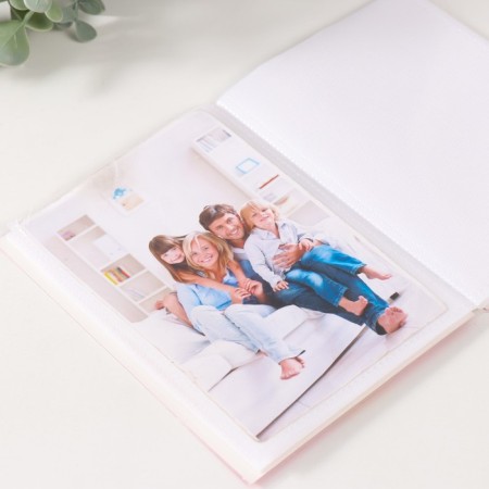Photo album soft. In 36 photos 10x15 cm, plastic. Pink Style sheets-4