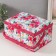 Casket for needlework "Watercolor flowers" 19x26x14.5 cm