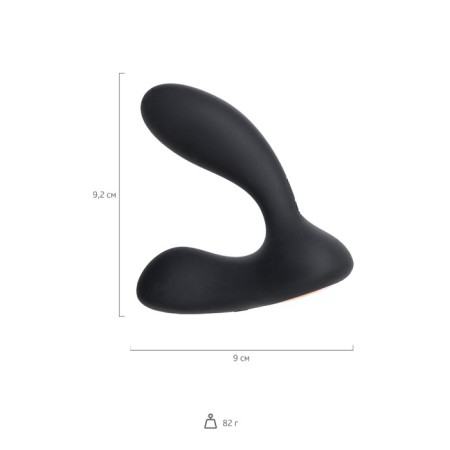 Prostate stimulator Svakom Vick Neo, silicone, 10 cm, black color-10