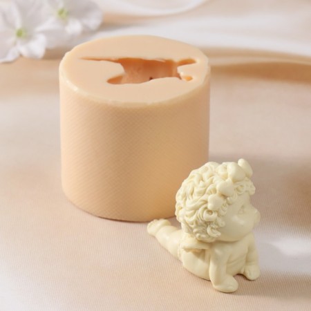 Silicone Mold "Angel in Panties" silicone 7x7.5x5.5 cm-3