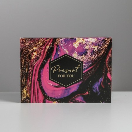 Gift folding box, packaging, “textures”, 21 x 15 x 7 cm-3