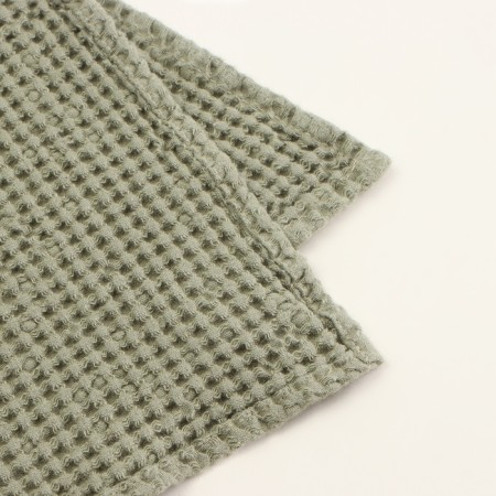 Waffle towel SL Home: Linen "Oliva" 40x70 cm, 51% flax, 49% cotton, 235 g/m2-4